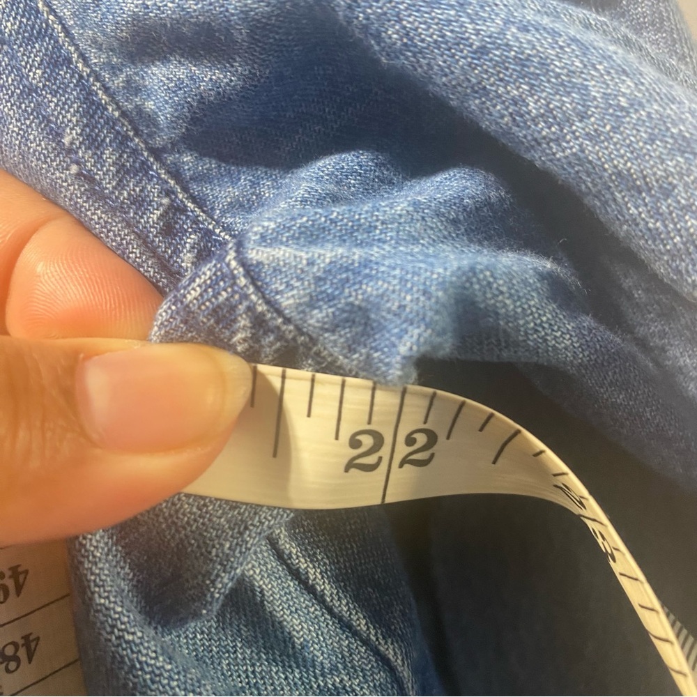 Denim & Co. Denim Shirt -Size L - Picture 6 of 6